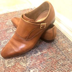 Aldo Men’s Cognac Hairasa Side Buckle Dress Shoe